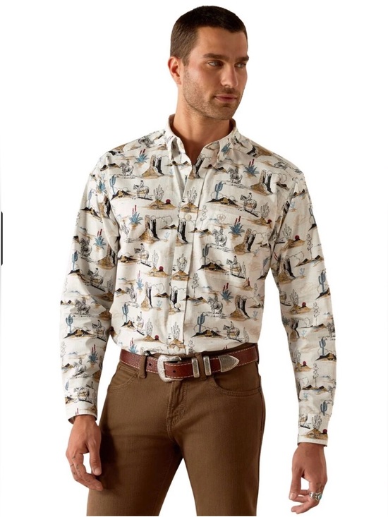 Ariat Other - Ariat The Gunder Shirt Western Button-Down Shirt